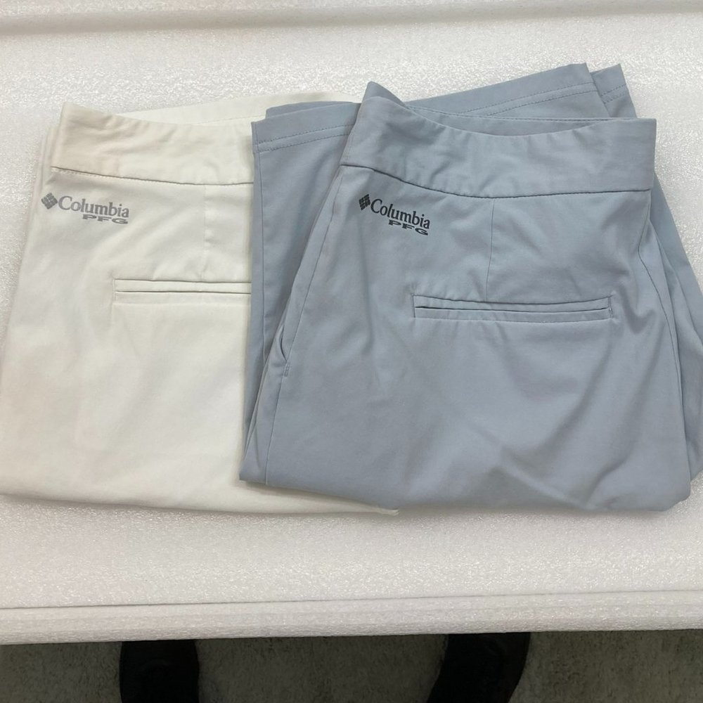 2 pair of Columbia, women's size 10 active wear, sports shorts